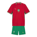 Kit Infantil Seleção Marrocos I 26/27 - Puma - Vermelho e verde