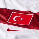 Camisa Seleção Turquia I 26/27 - Torcedor Nike Masculina - Branca e vermelha