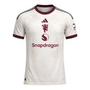 Camisa Manchester United III 26/27 - Torcedor Adidas Masculina - Bege com detalhes em vinho e verde